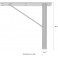 HAMMEL FURNITURE Möbelfuß Mistral Mistral Kubus Bein Stützfuß 20