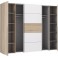 Kleiderschrank Dreh-Schwebetürenschrank Schlafzimmerschrank 