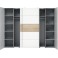 Kleiderschrank Dreh-Schwebetürenschrank Schlafzimmerschrank 