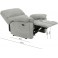 HOME AFFAIRE Relaxsessel LANNOY TV-Sessel elektr.Relaxfunktion