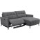 INOSIGN Ecksofa DENIO L-Form elektr. Relaxfunktion, USB-AC 
