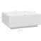 PLACES OF STYLE Couchtisch Piano hochwertig UV lackiert Schublade