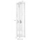 FIF MÖBEL Vitrine OPTIMA Standvitrine Glasvitrine Sammlervitrine