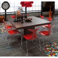TEMAHOME Esstisch Dusk 7,4 cm starke Tischplatte 150x150cm 
