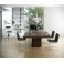 TEMAHOME Esstisch Dusk 7,4 cm starke Tischplatte 150x150cm 