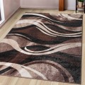 MY HOME Teppich Höhe 9 mm in Wellen Muster 240x320 cm Kurzflor 
